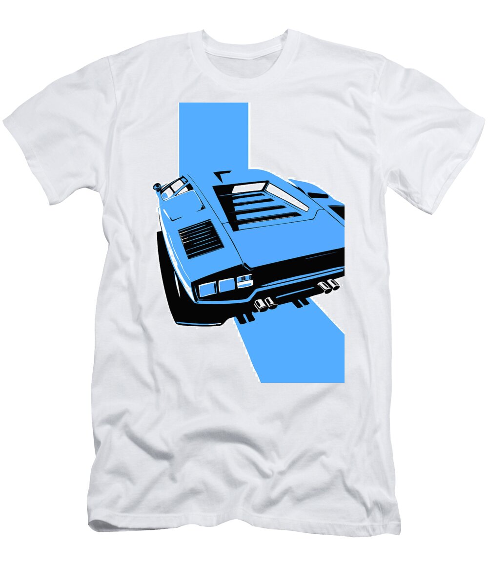 79 Lamborghini Countach Classic Italian Supercar Thespeedart T-Shirt
