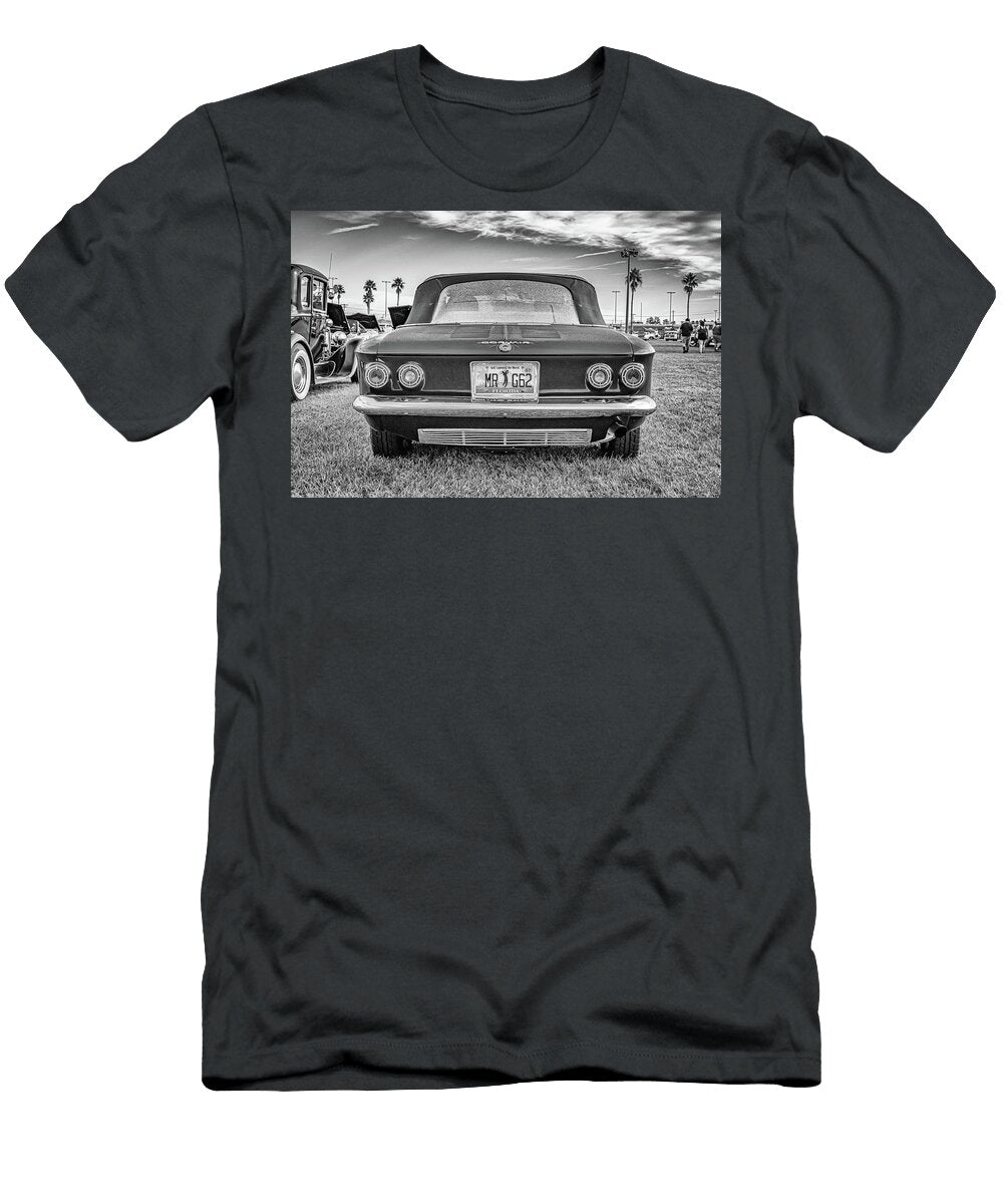 8 1962 Chevrolet Corvair Monza Spyder 900 Turbocharged Convertible Gestalt Imagery T-Shirt
