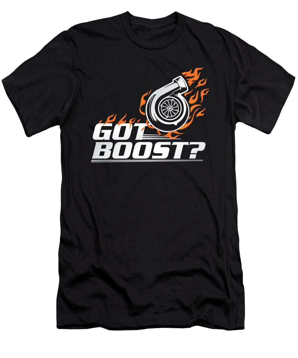 8 Car Tuning Boost Tuner Car Turbo Motor Sports Gift Muc Designs T-Shirt