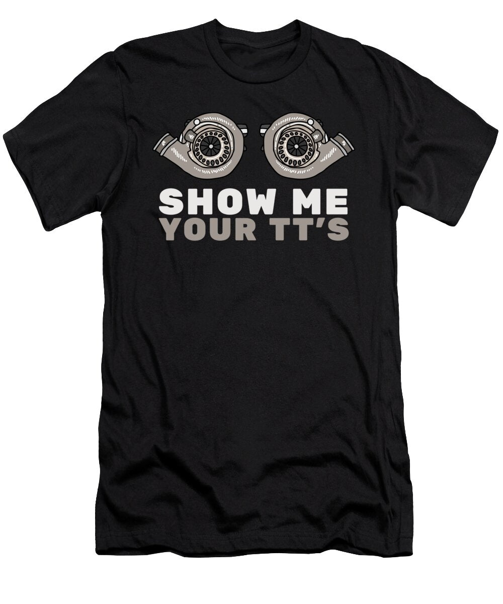 8 Diesel Mechanic Truck Turbo Boost Turbocharged Justus Ratzke T-Shirt