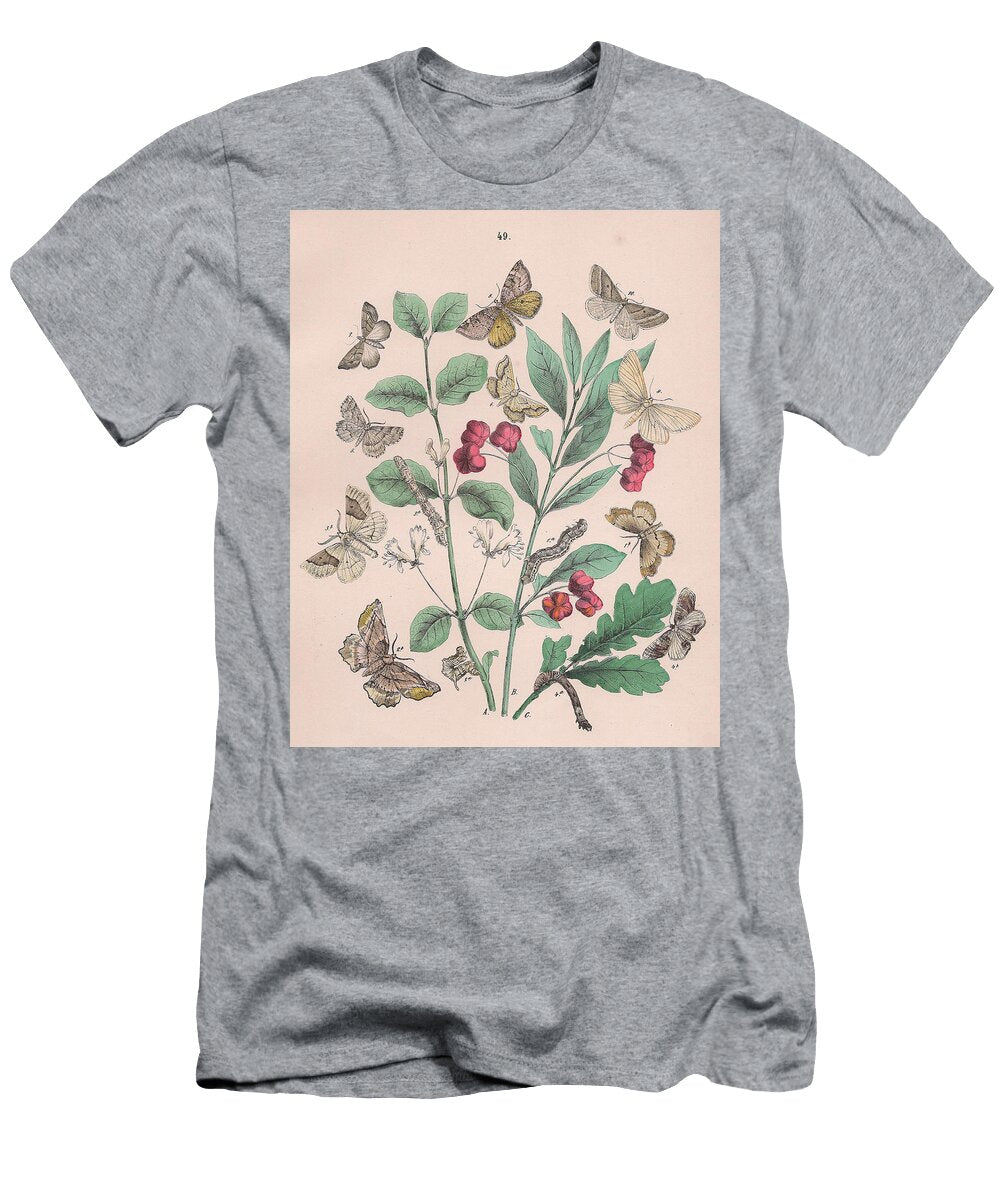 8 European Butterflies Ans Moths W F Kirby T-Shirt