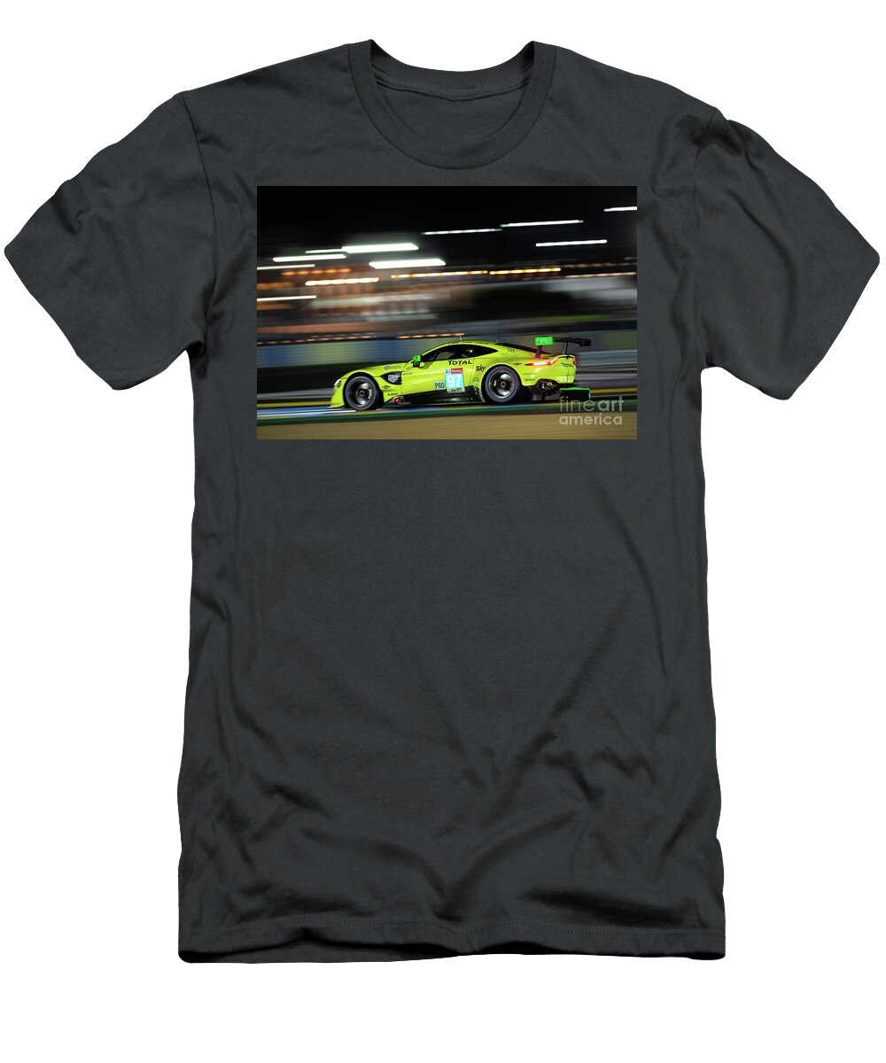 8 Exclusive Racing Supercar Yellow Aston Martin Vantage Gte Amg M177 40l V8 Turbocharged Vladyslav Shapovalenko T-Shirt