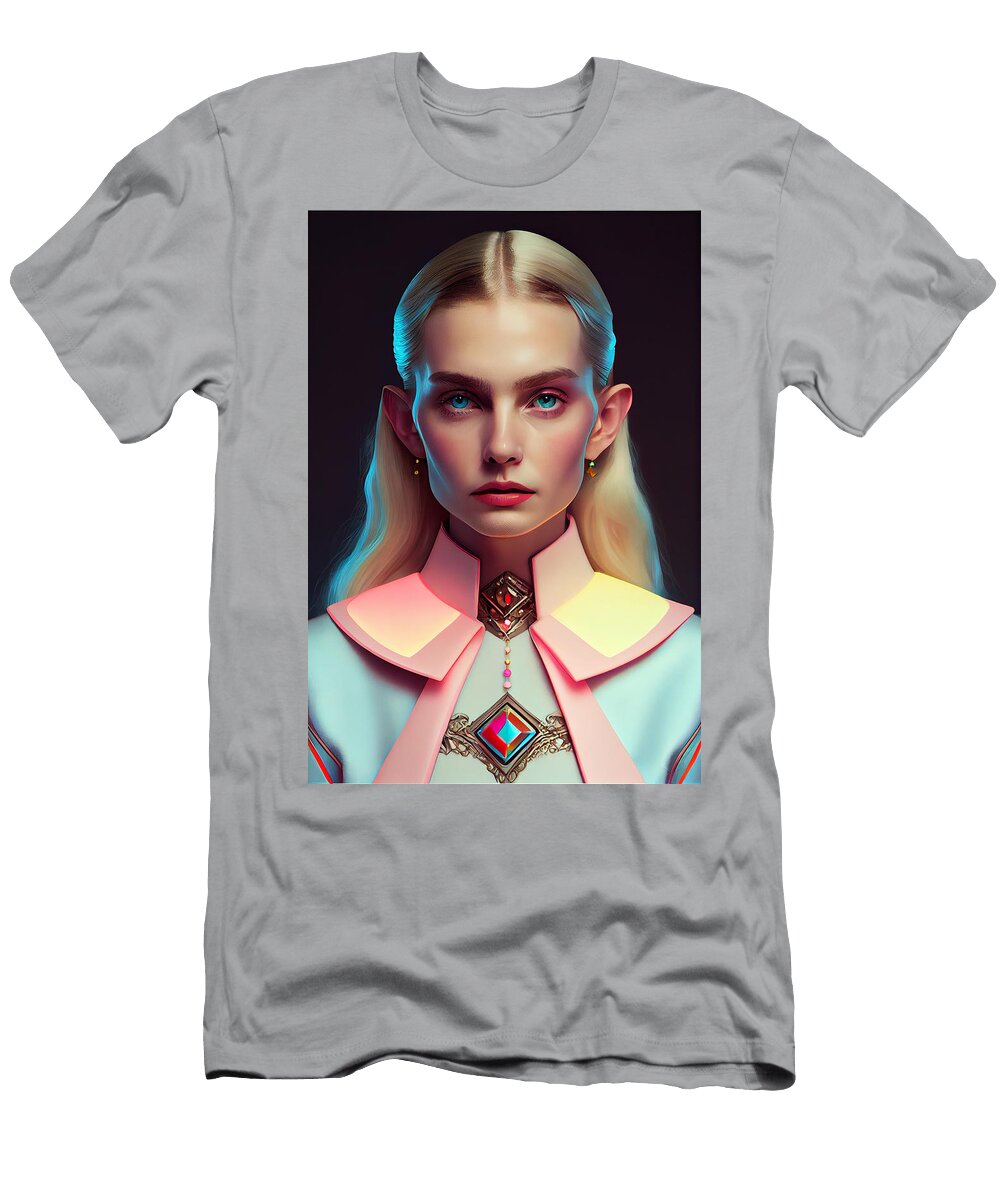 8 Fashionable Portrait of Cosmic Princess Zelda By Asar Studios Celestial Images T-Shirt
