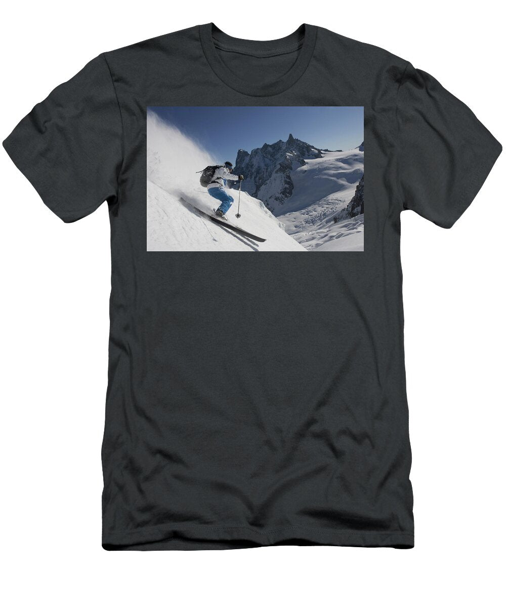 8 Free Ride in Vraie Vallee Blanche Mario Colonel T-Shirt