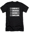 8 Gaming 8th Birthday Year Old Gamer Video Level 8 Unlocked Crazy Squirrel T-Shirt