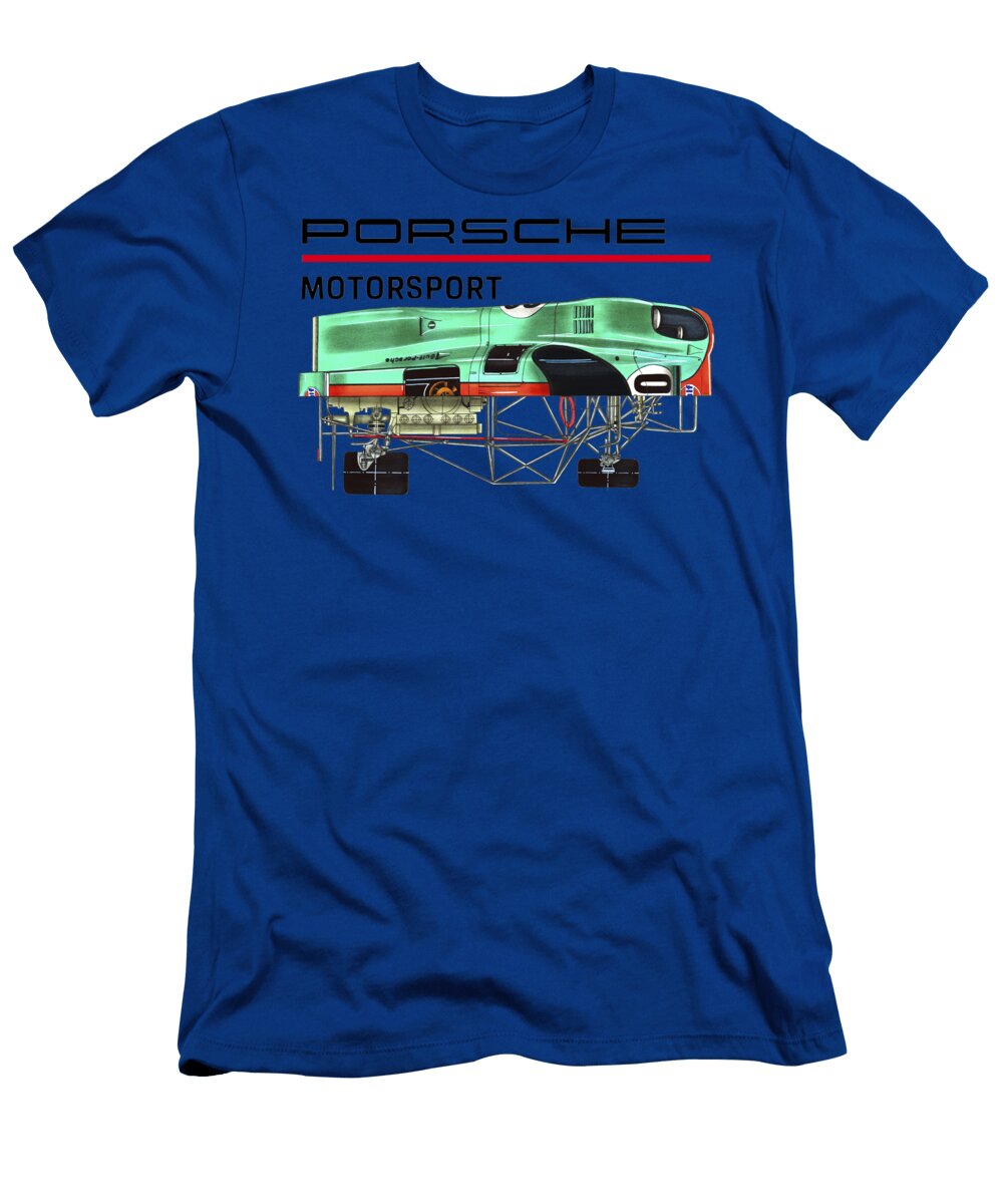 8 Gulf Porsche 917 Kh Chassis 024 Vladislav Shapovalenko T-Shirt