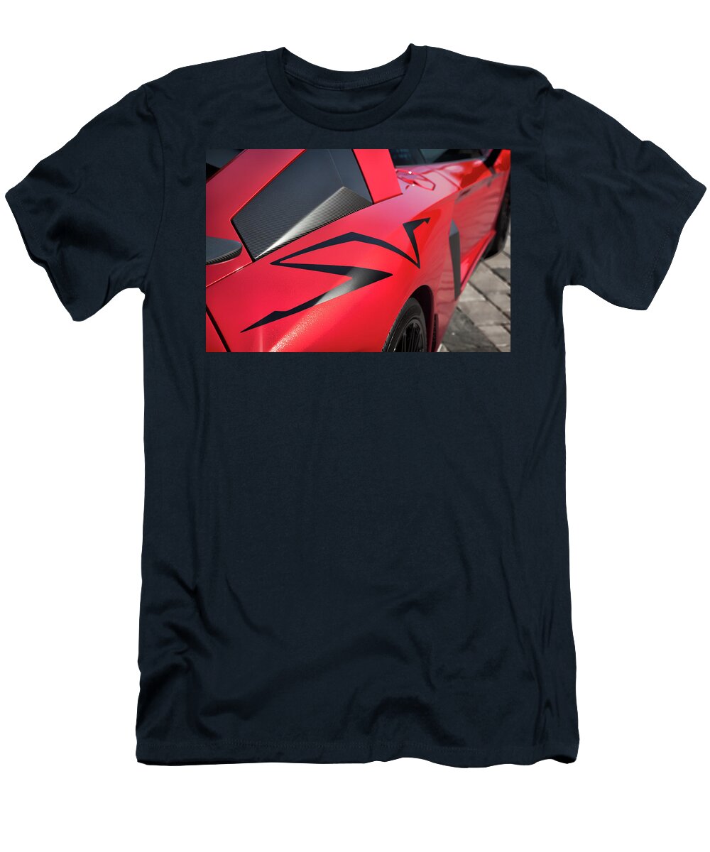 8 Lamborghini Aventador Sv Print Itzkirb Photography T-Shirt