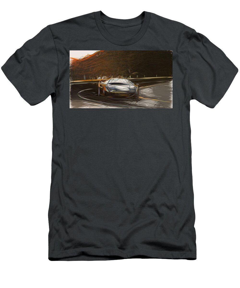 8 Lamborghini Diablo Draw Carstoon Concept T-Shirt