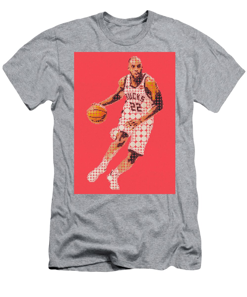 8 Player Khris Middleton Khris Middleton Khrismiddleton Jameskhristianmiddleton Milwaukee Bucks Detroi Wrenn Huber T-Shirt
