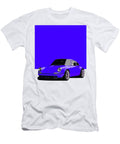 8 Porsche 911 Classic Restomod Poster Blue Thespeedart T-Shirt