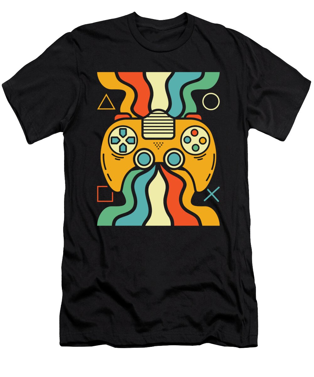 8 Retro Gaming Gamer Vintage Video Games Crazy Squirrel T-Shirt