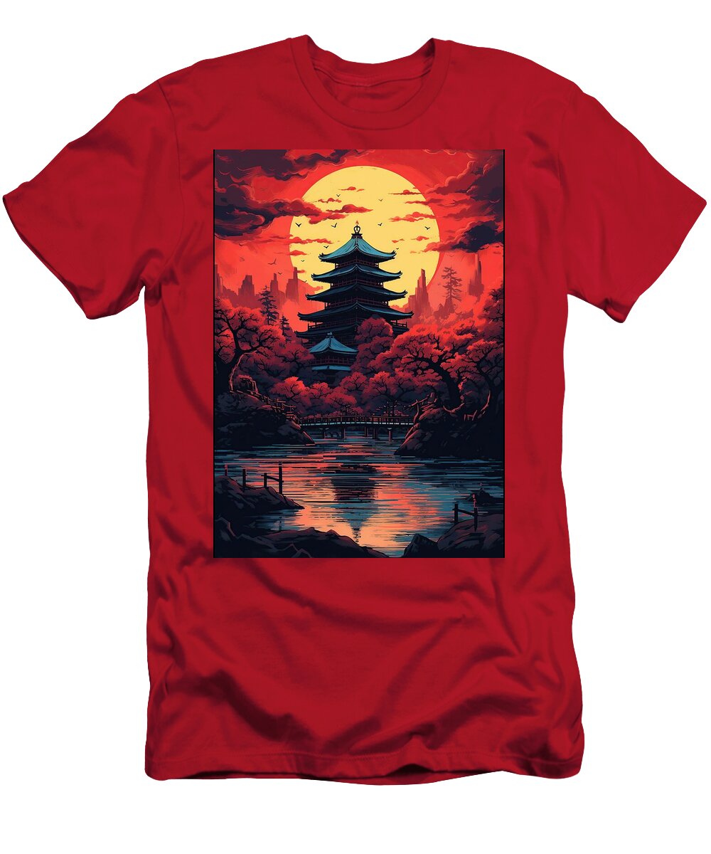 8 Synthwave Japanese Century Discraft Company T-Shirt