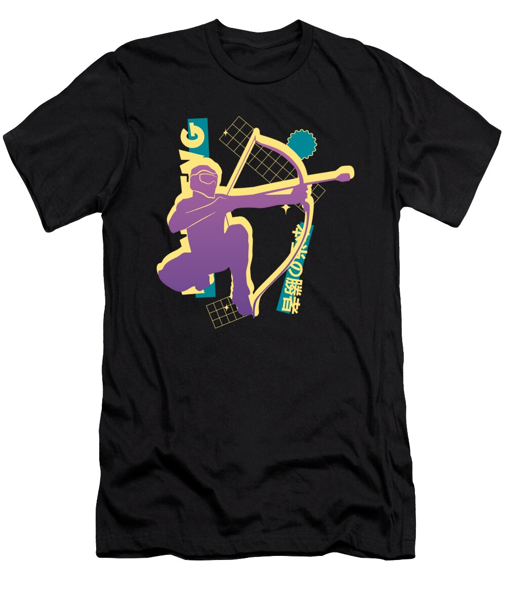 8 Vaporwave Arrowtag Greenoptix T-Shirt