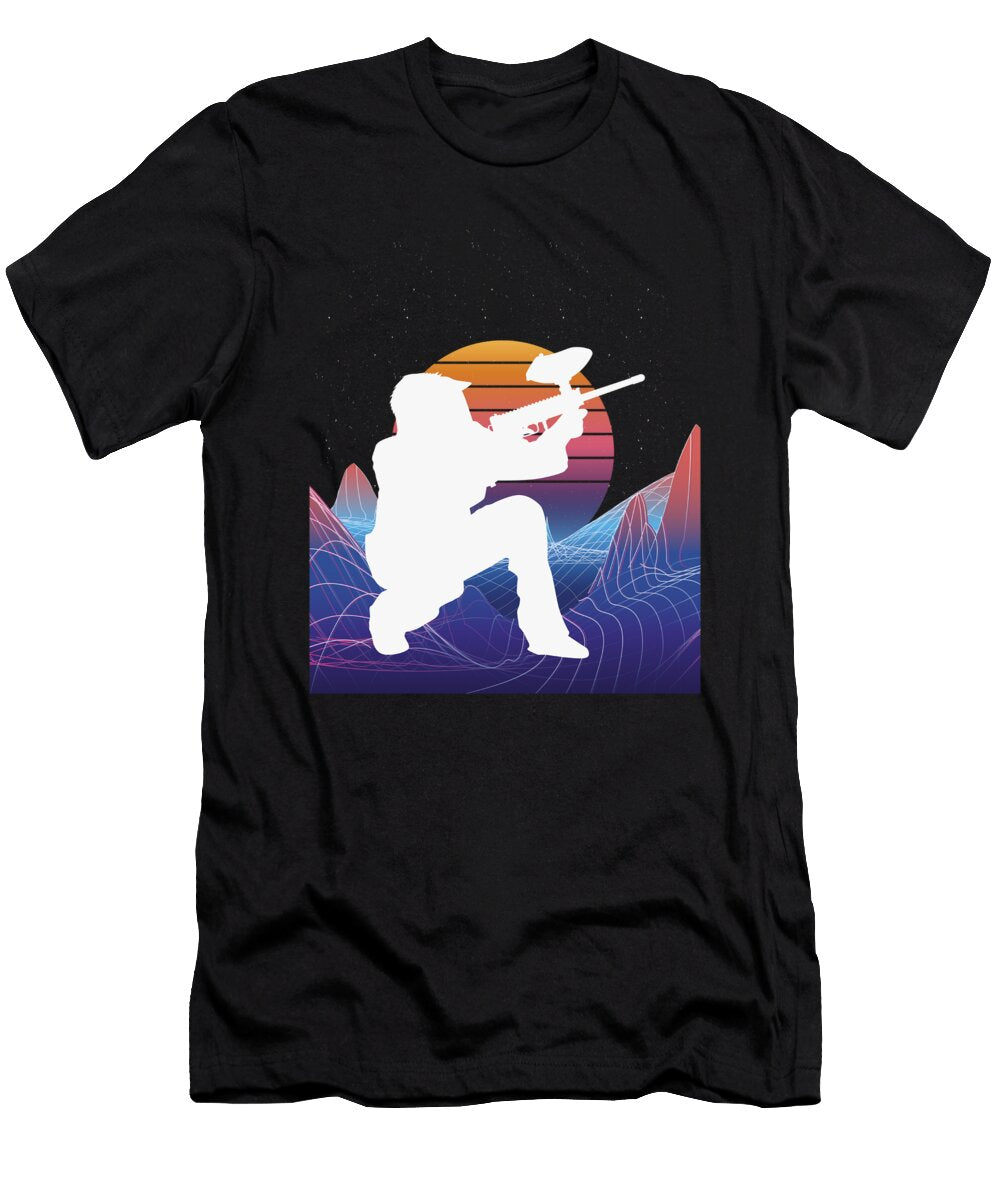 8 Vaporwave Paintball Greenoptix T-Shirt