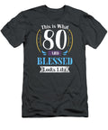 80 and Blessed 80th Birthday for Men Women Dawid Zelda T-Shirt