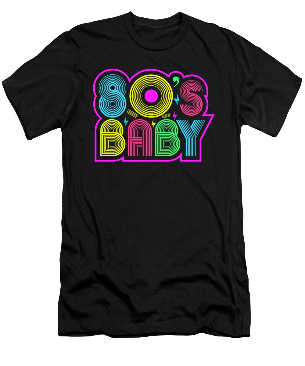 80s Baby Vintage Retro Fashion Costume Bi Nutz T-Shirt