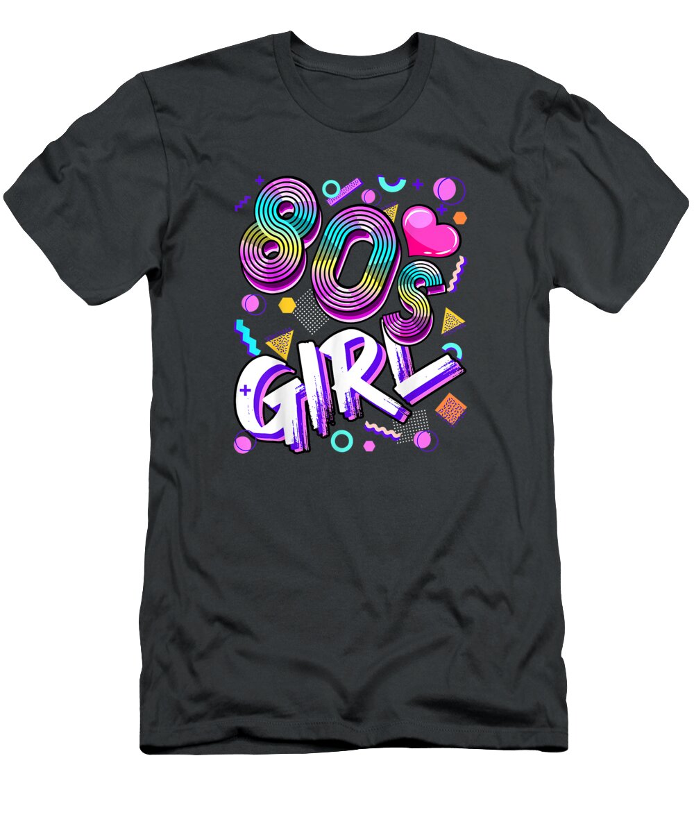 80s Girl Birthday Party Retro Women 1980s Dawid Zelda T-Shirt