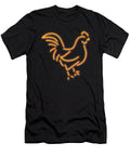 80s Retro Neon Sign Rooster 80s Gift Noirty Designs T-Shirt