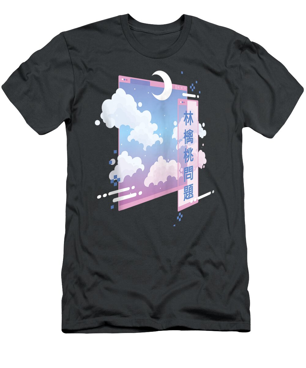 80s Retro Vaporwave Pastel Goth Soft Grunge Kawaii Moon Arloju Suzie T-Shirt