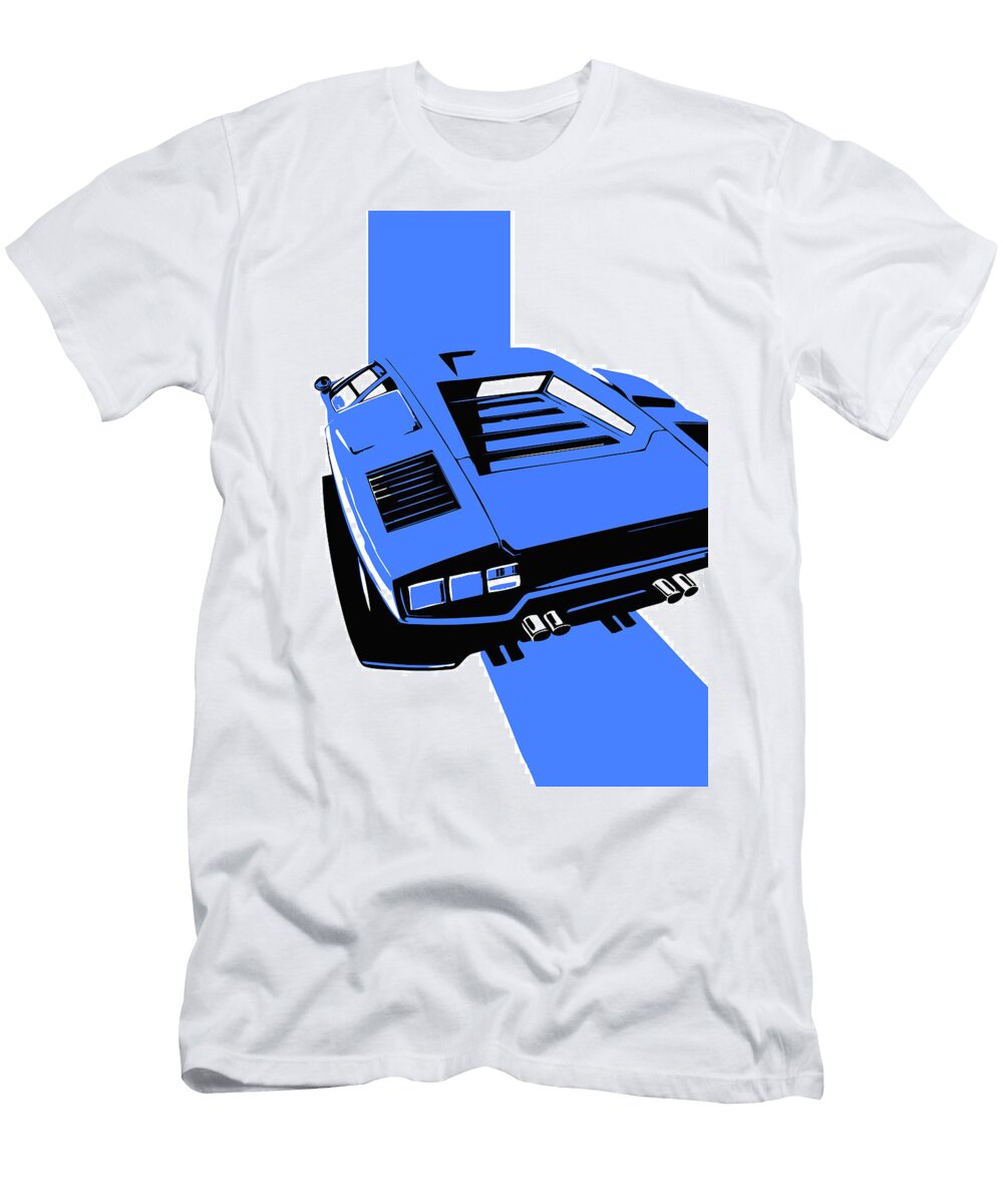 81 Lamborghini Countach Classic Italian Supercar Thespeedart T-Shirt