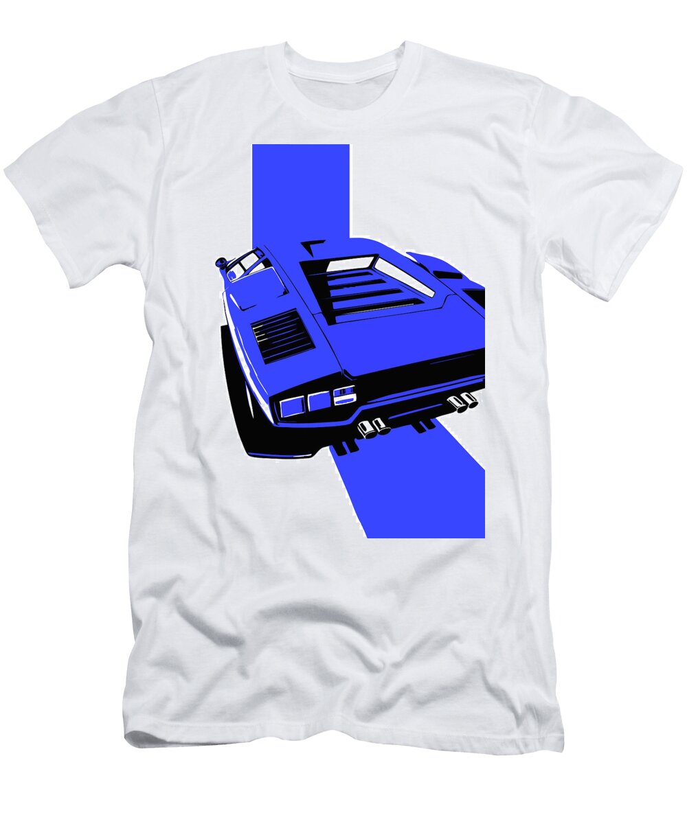 83 Lamborghini Countach Classic Italian Supercar Thespeedart T-Shirt