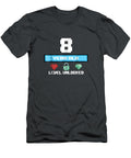 8th Birthday 8 Year Old Level Unlocked Bday Dawid Zelda T-Shirt
