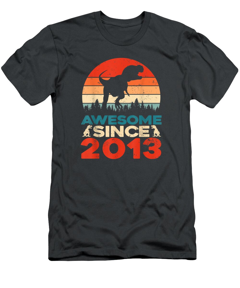 8th Birthday Dinosaurrex 8 Year Old Boy Kids Awesome 2013 Dawid Zelda T-Shirt