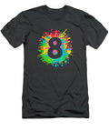 8th Birthday for Girls Boys 8 Paintplashes Dawid Zelda T-Shirt