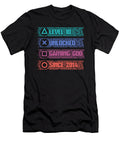 9 10 Year Old Gamer Gaming 10th Birthday Level 10 Unlocked Crazy Squirrel T-Shirt