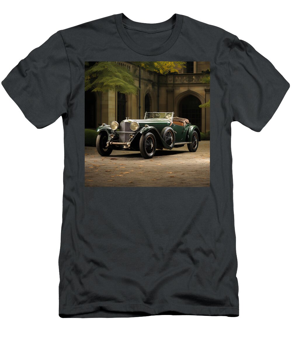 9 1934 Aston Martin 1 Litre Mark Ii Long Chassis By Asar Studios Celestial Images T-Shirt
