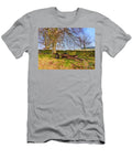 9 Abandoned Farm Trailer in a Scottish Field Jules Walters T-Shirt