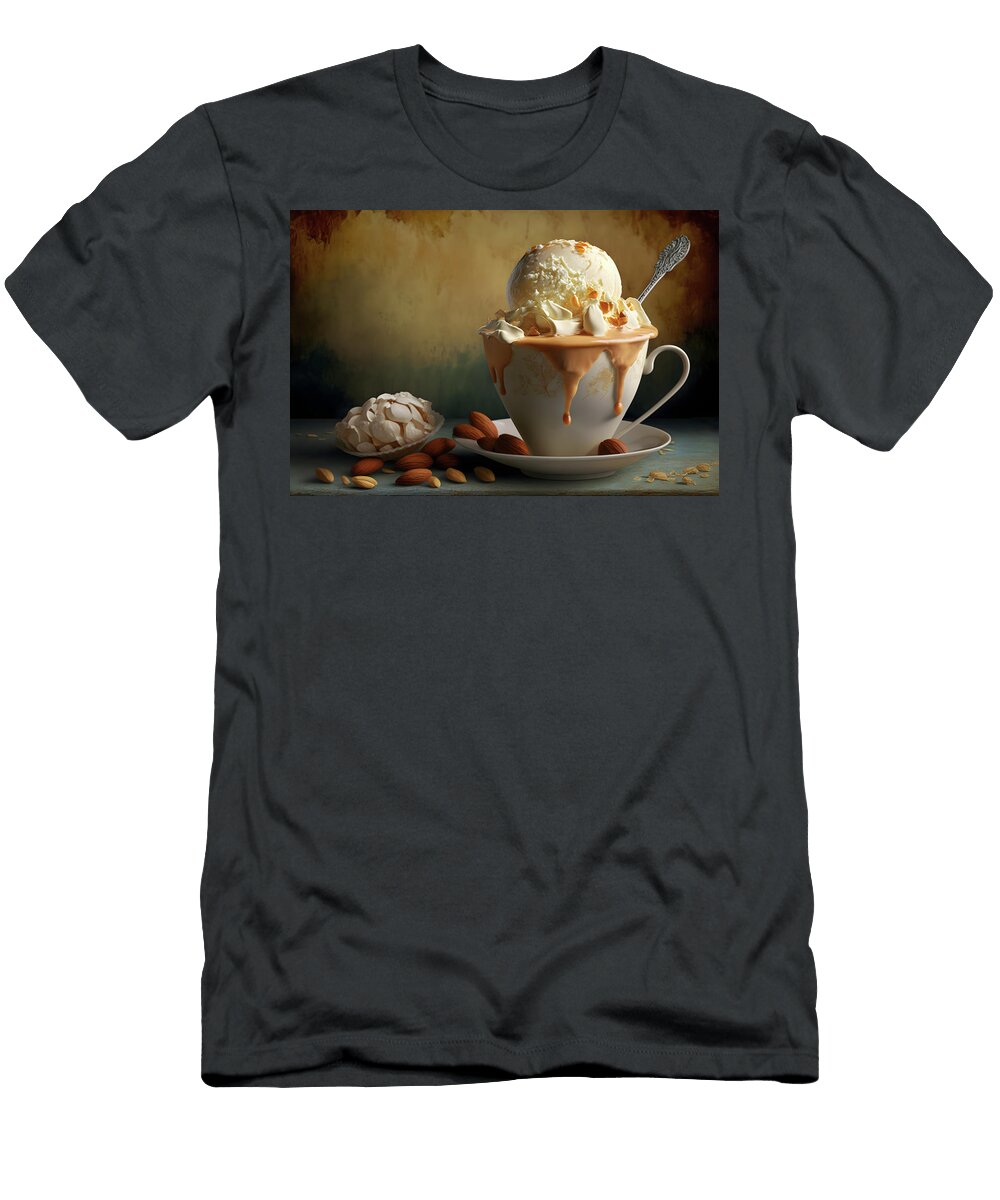 9 Almond Vanilla Ice Cream Gaukhar Yerk T-Shirt