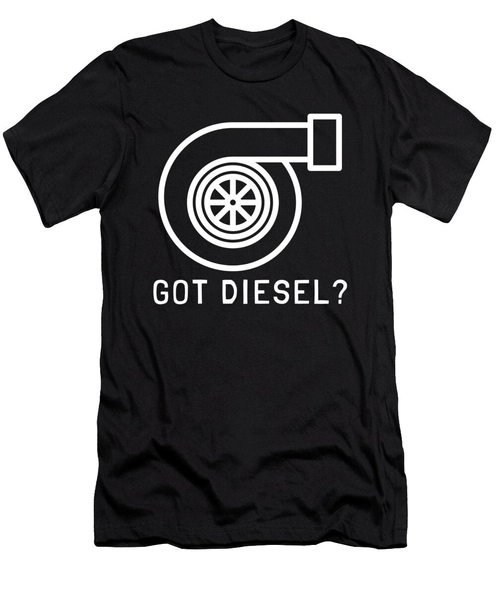 9 Diesel Mechanic Truck Turbo Boost Turbocharged Justus Ratzke T-Shirt