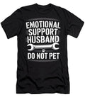 9 Emotional Support Husband Do Not Pet Fathers Day Sophie Eleanor T-Shirt