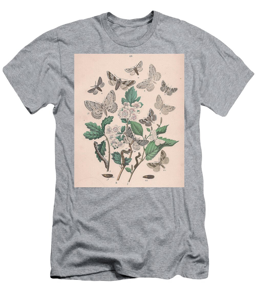9 European Butterflies Ans Moths W F Kirby T-Shirt