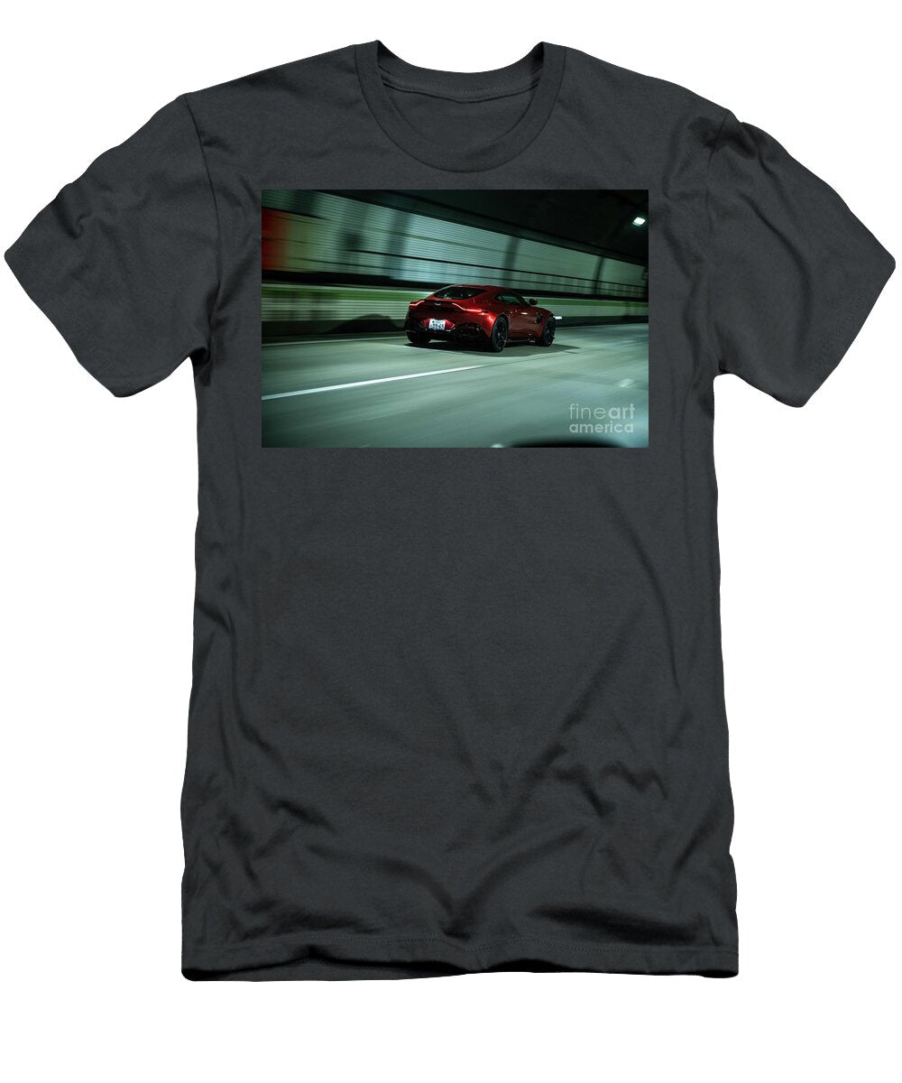 9 Exclusive Luxury Supercar Red Aston Martin Vantage V8 Amg Engine M177 40l Twin Turbocharged Vladyslav Shapovalenko T-Shirt