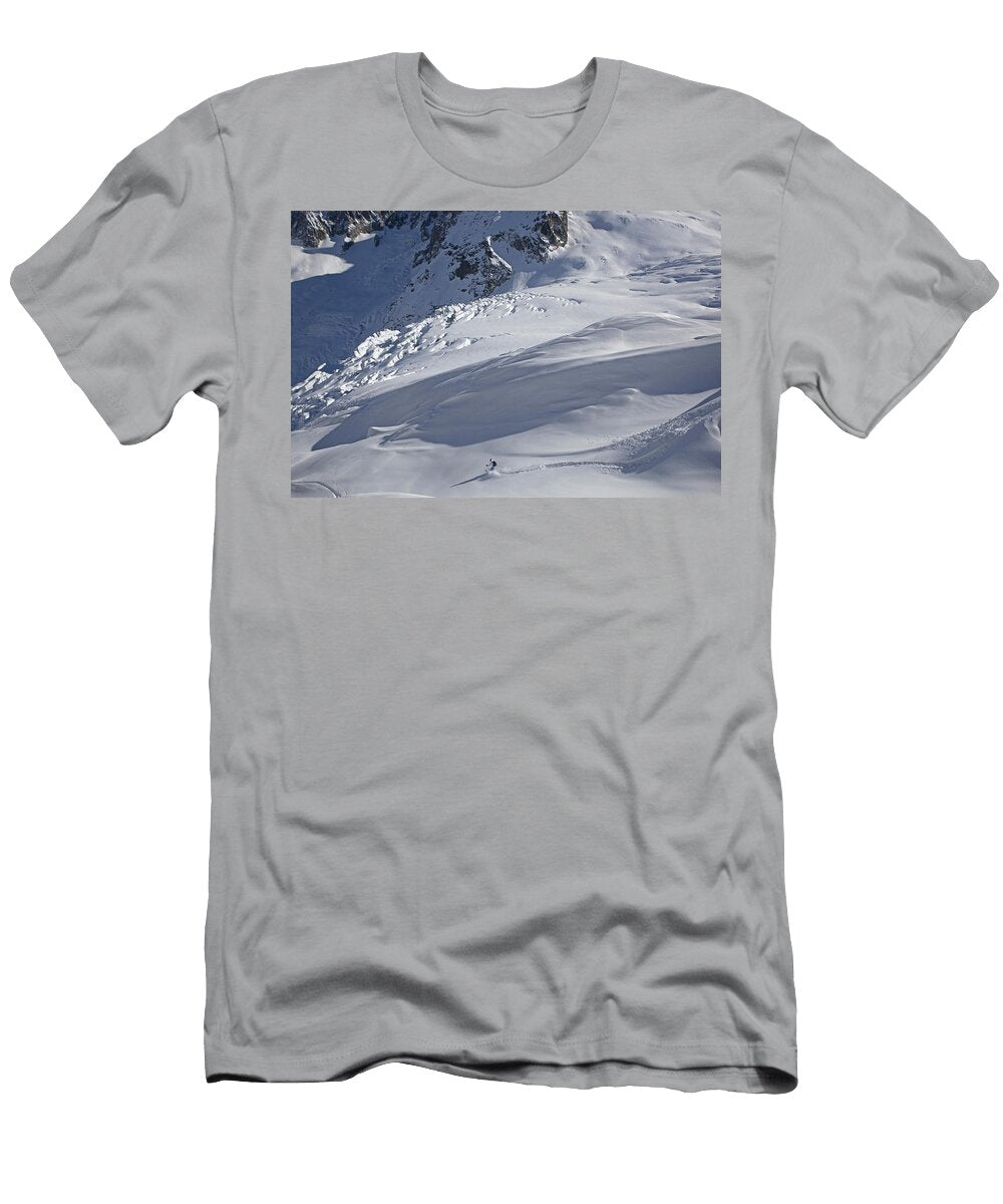 9 Free Ride in Vraie Vallee Blanche Mario Colonel T-Shirt