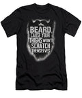 9 Funny Beard Facial Hair Manly Confident Man Gift Muc Designs T-Shirt