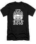 9 Gaming 14th Birthday Year Old Gamer Level 14 Unlocked Crazy Squirrel T-Shirt