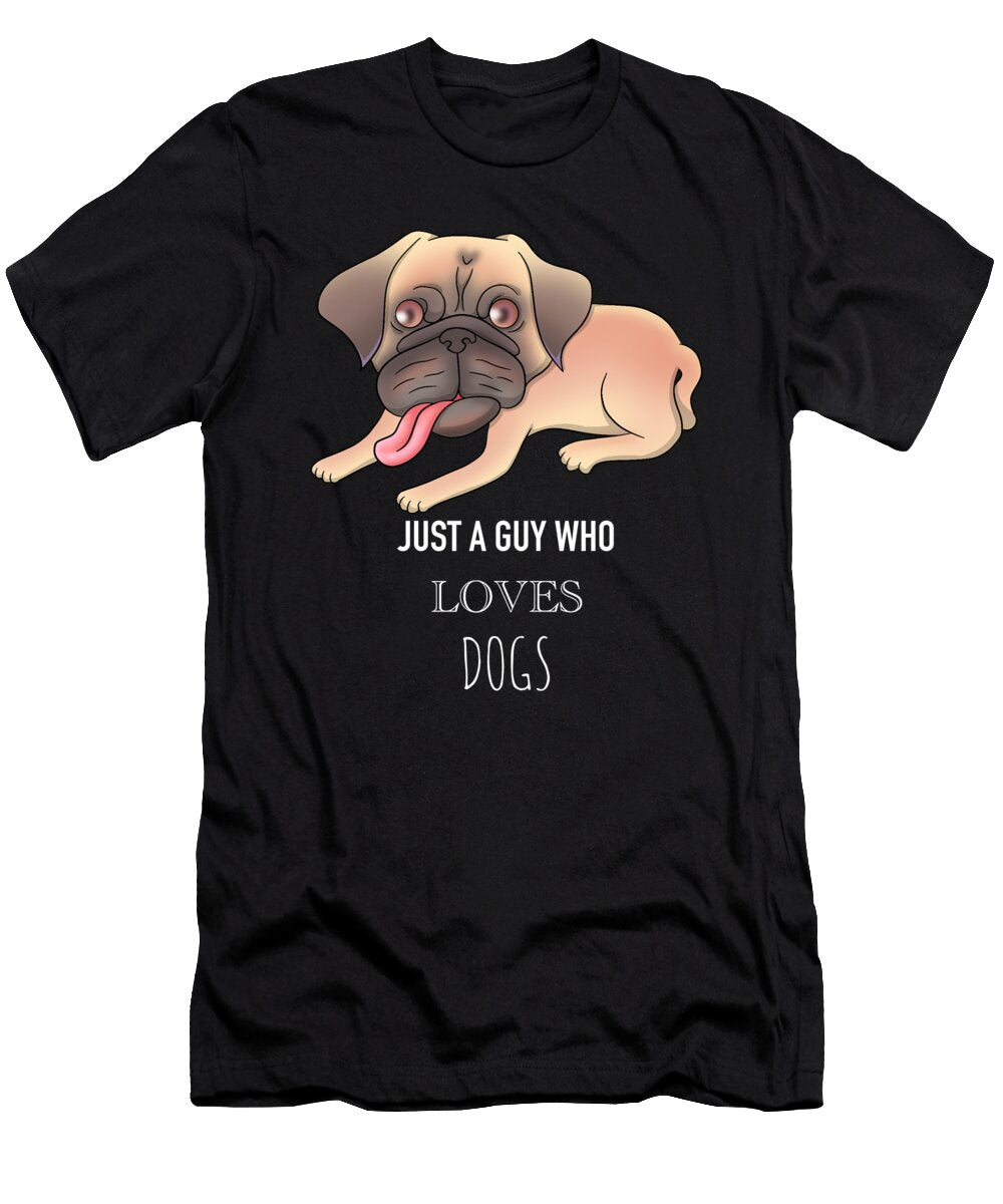 9 Just a Guy Who Loves Dogs Funny Dog Cynto T-Shirt