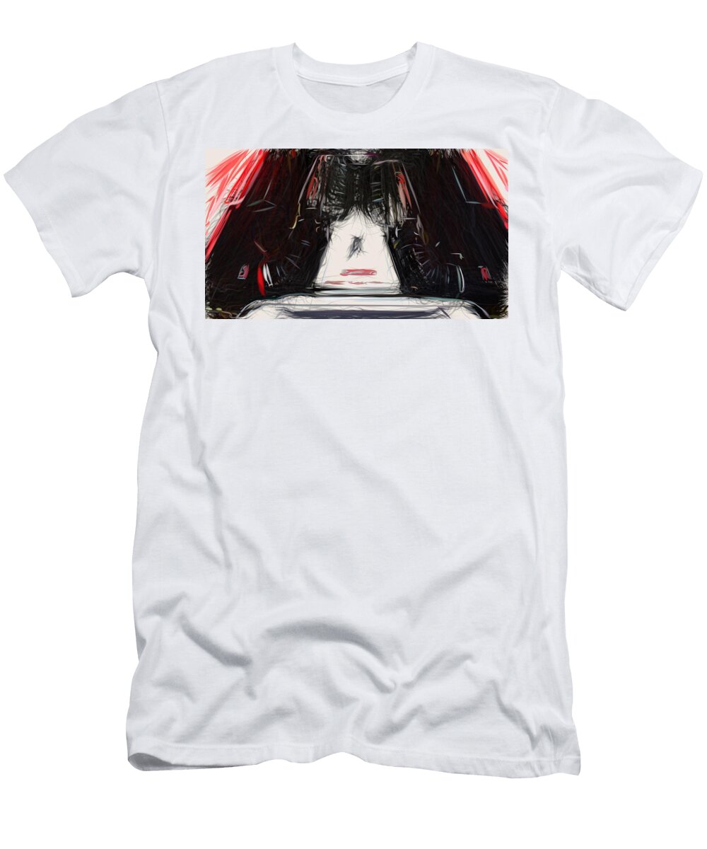 9 Lamborghini Diablo Roadster Draw Carstoon Concept T-Shirt