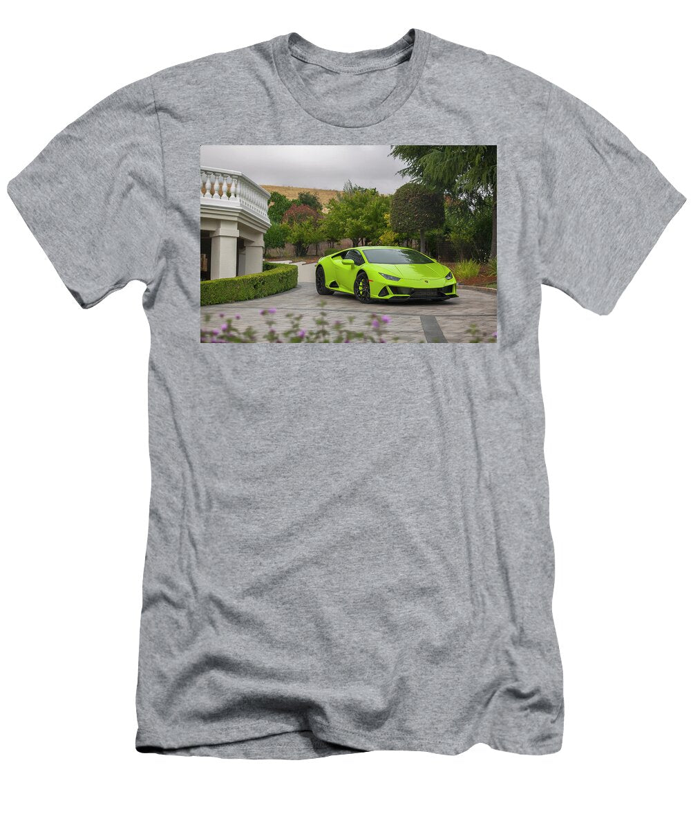 9 Lamborghini Huracan Evo Print Itzkirb Photography T-Shirt