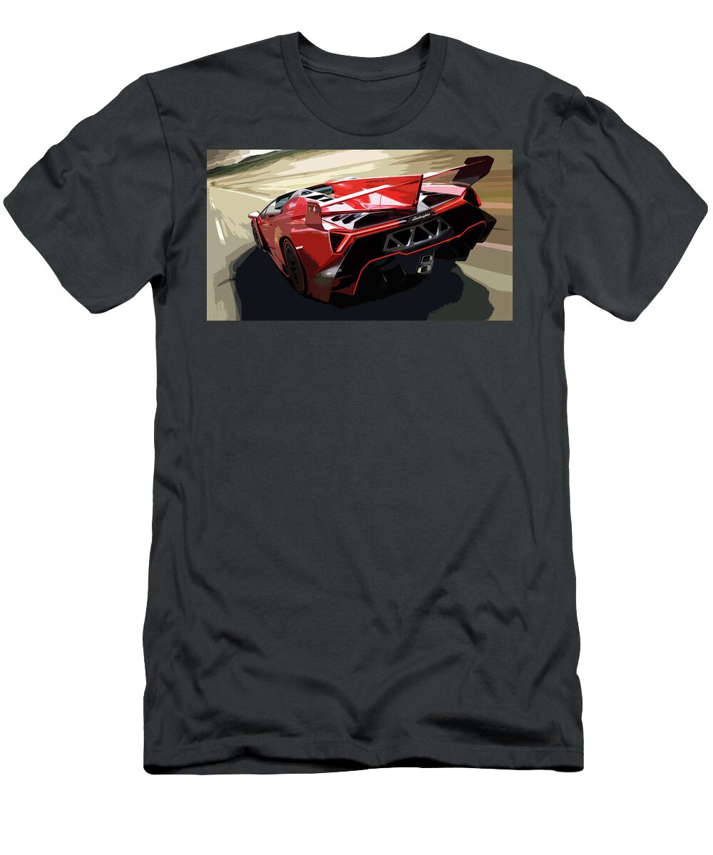9 Lamborghini Veneno Thespeedart T-Shirt