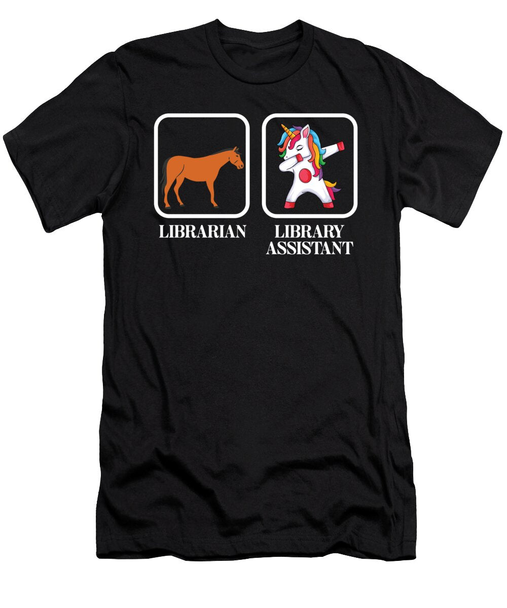 9 Library Clerk Library Aide Funny Library Assistant Me T-Shirt
