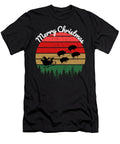 9 Santas Sleigh Pulled By a Team of Hogs Chomper Designs T-Shirt