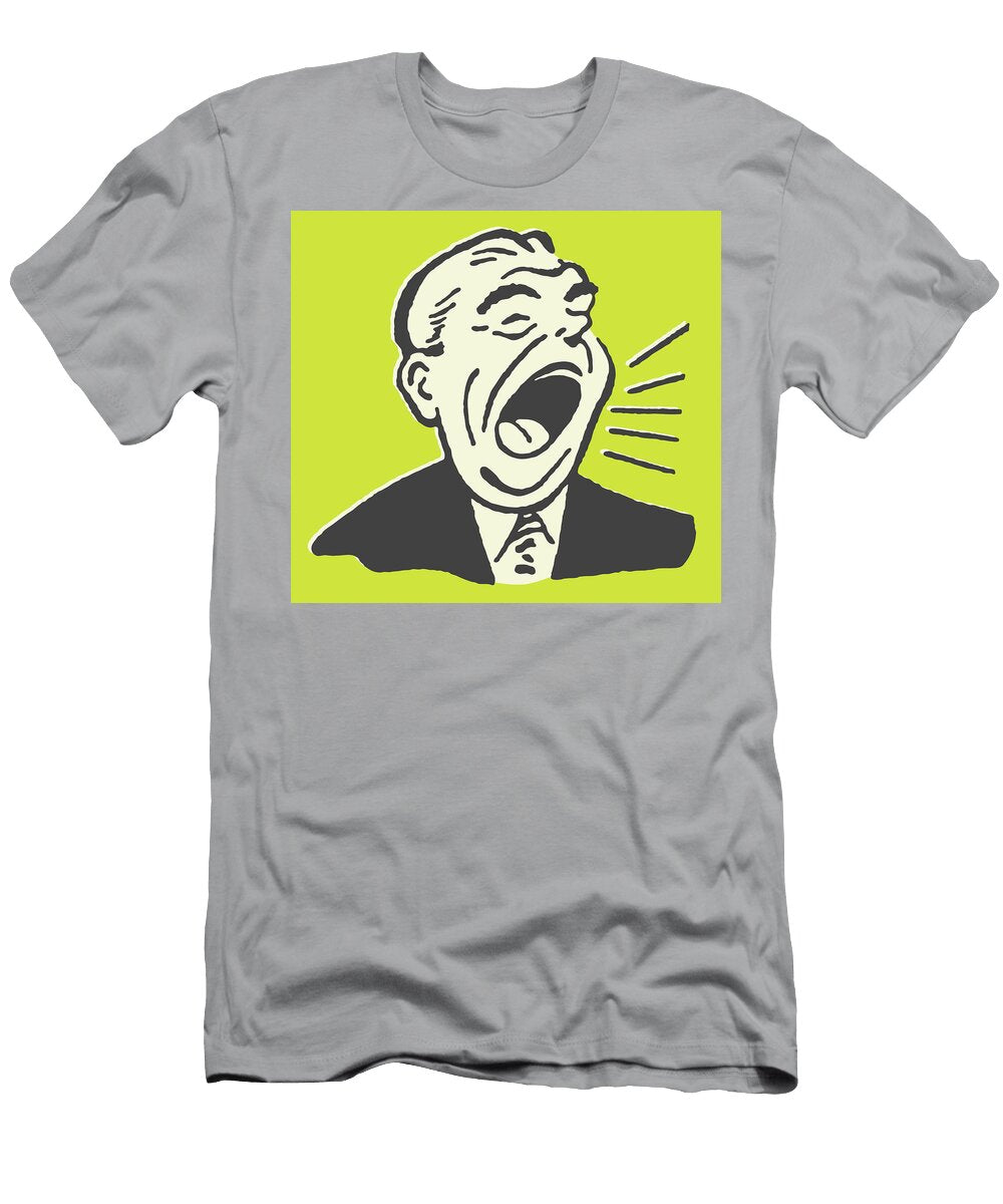 9 Shouting Man Csa Images T-Shirt