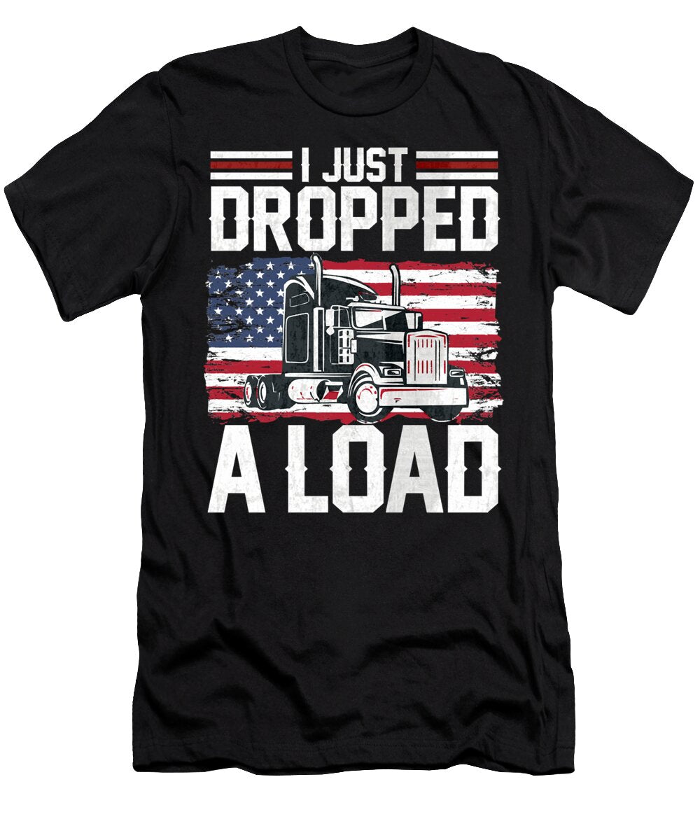 9 Truck Trucker Trucks Trucking Diesel Driving Truck Driver Freightliner Driver Truck Lover Rider Drift Truckin Grover Mcclure T-Shirt