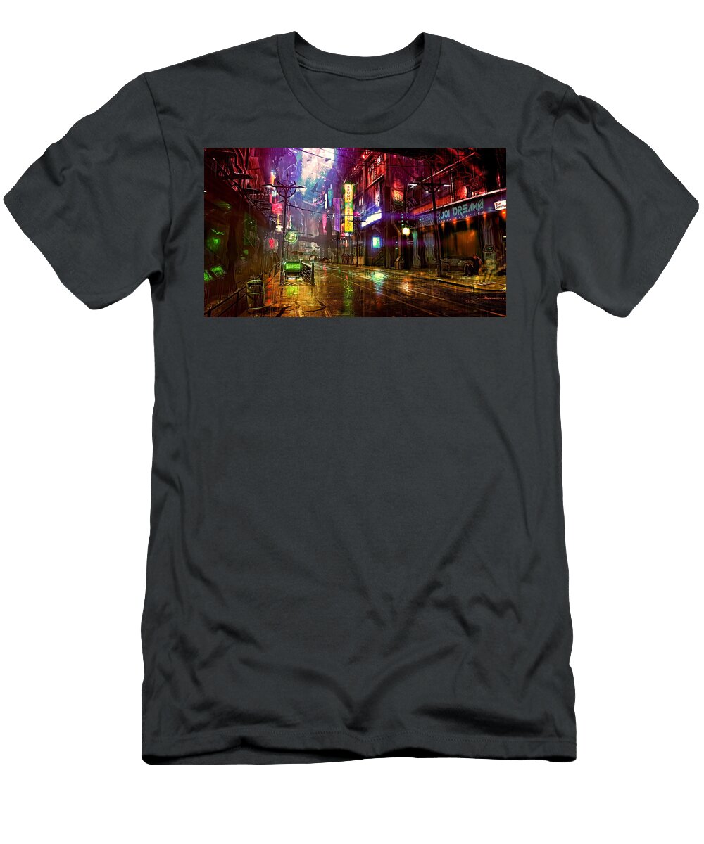 9 Urban Cyberspace Gabriel Chevers T-Shirt