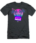 90s Vaporwave Sunset Cassette Tape in Outrun Synthwave Style Sabrina Kusmawati T-Shirt