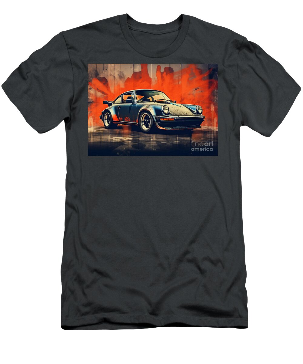 911 Turbo Precision Porsche 911 Turbo Iconic Design Turbocharged Performance Cortez Schinner T-Shirt